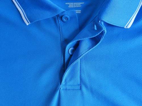 Reebok Rbk Men's S/S Casual Polo Size L Blue White Shirt REEBOK EUC Mens Clothing Deals